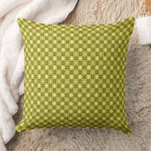 Black And Yellow Cushion