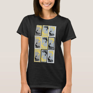black and yellow fish design pattern T-Shirt