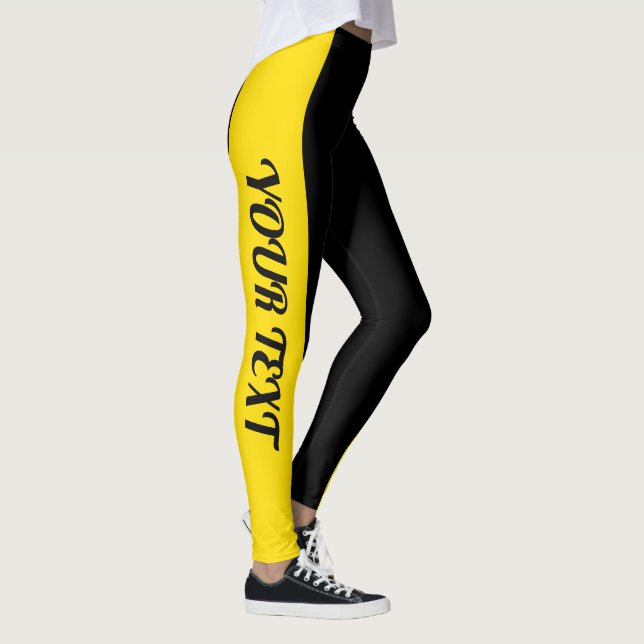 Black and Yellow Leggings (Right)