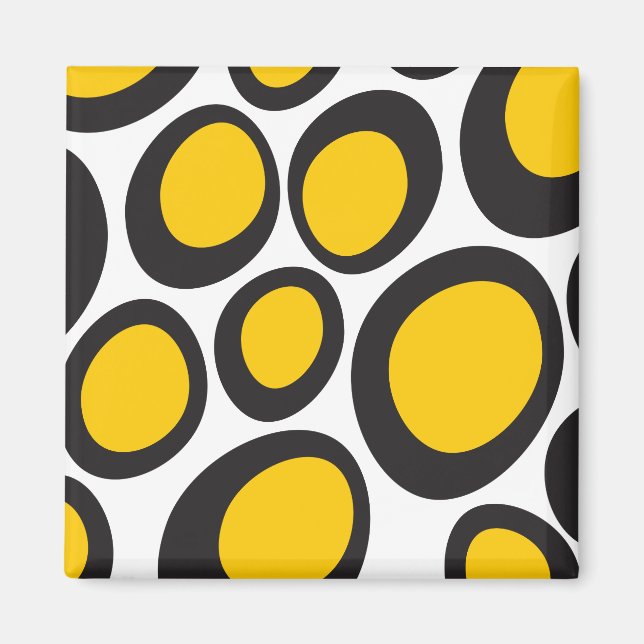 Black and Yellow Magnet (Front)