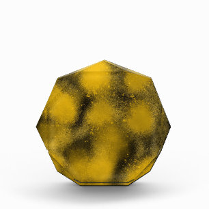 Black and Yellow Paintballs Photo Block