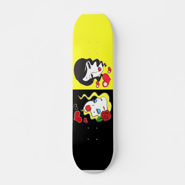 Black and Yellow Skateboard (Front)