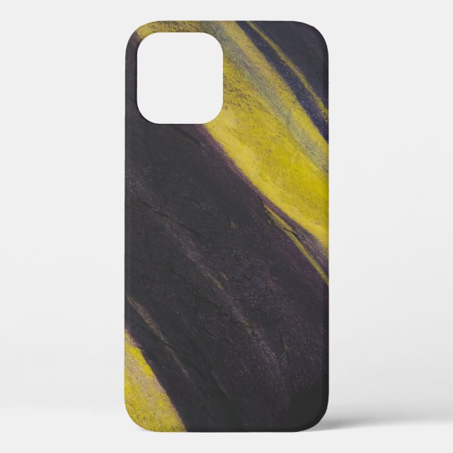 Black and yellow surface Case-Mate iPhone case (Back)