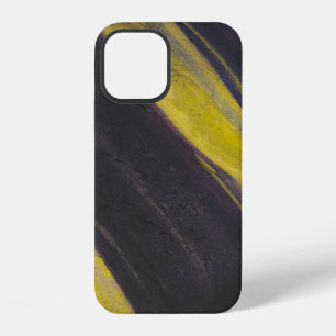 Black and yellow surface iPhone 12 case