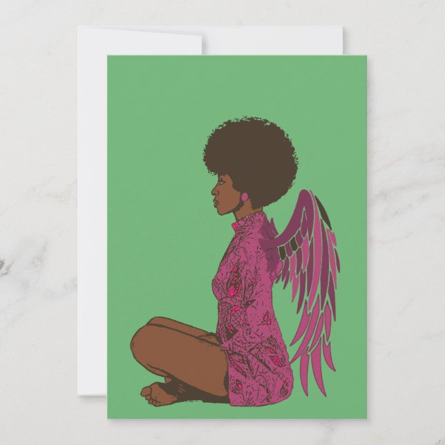 Black Angell Invitation (Front)