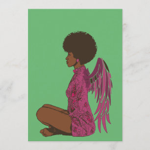 Black Angell Invitation