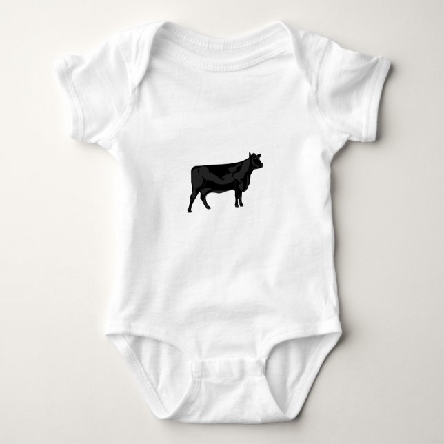 Black Angus Baby Bodysuit (Front)