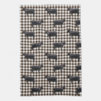Black Angus Tea Towel