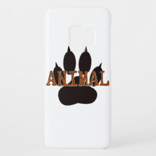 Black Animal Paw Print Case-Mate Samsung Galaxy S9 Case