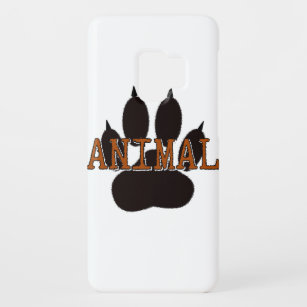 Black Animal Paw Print Case-Mate Samsung Galaxy S9 Case