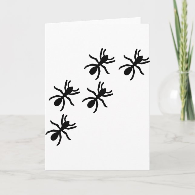 black ant trail card (Front)