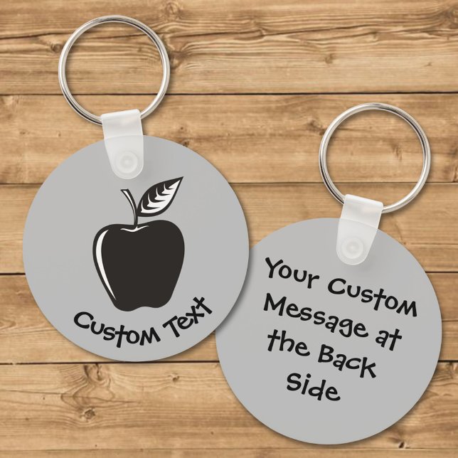 Black Apple Keychain (Creator Uploaded)