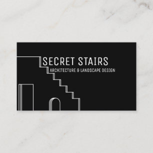 Black Architect historical building renovation Business Card