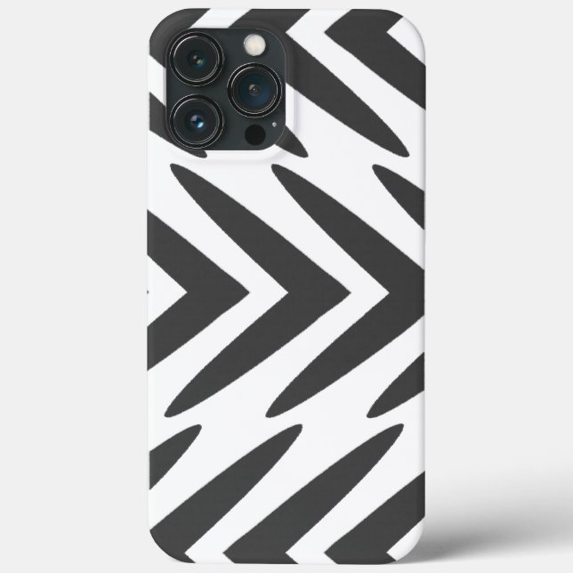Black Arrow Heads African Print Case-Mate iPhone Case (Back)