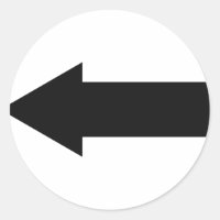 black arrow left icon