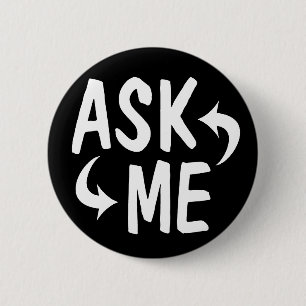 Black Ask Me Button