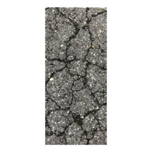 Black Asphalt Street Paving Cement Rack Card