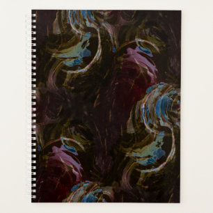 Black Atomic Space Age Planner
