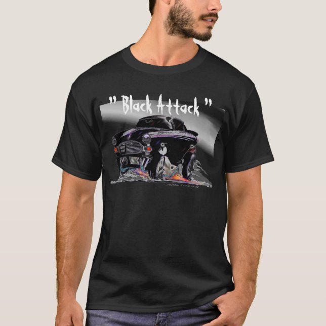 " Black Attack " T-Shirt (Front)
