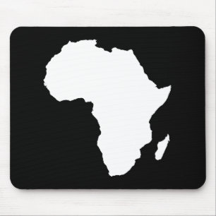 Black Audacious Africa Mouse Pad