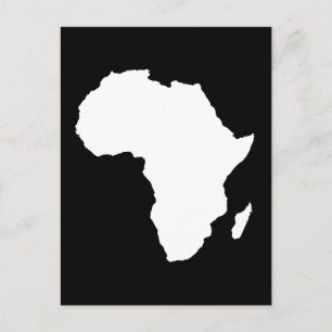 Black Audacious Africa Postcard