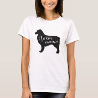 Black Australian Shepherd Silhouette | Aussie Mama