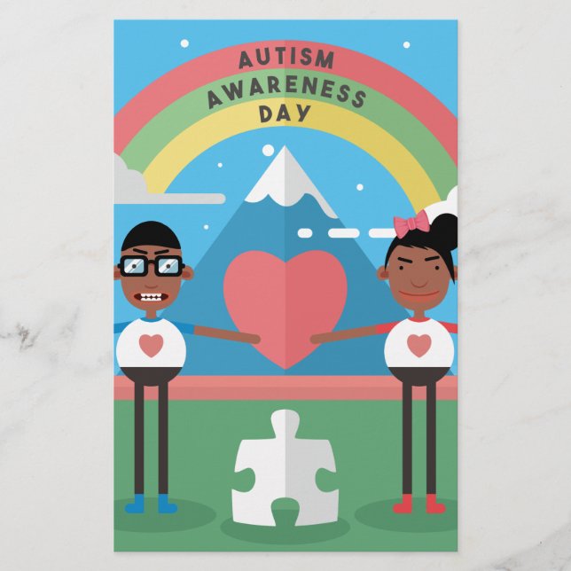 black autism awareness kids (Front)