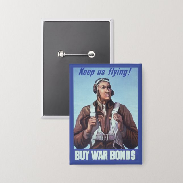 Black Aviators: U.S. WW2 Military Fighting Service (Front/Back)