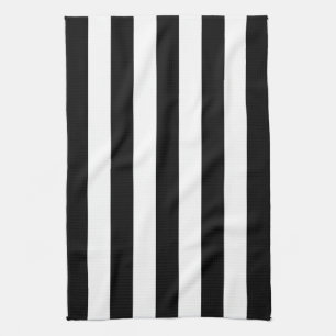 Black Awning Stripe Tea Towel