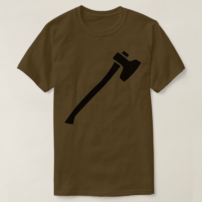 Black ax Classic TShirt (Design Front)