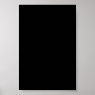 Solid Black Backgrounds Posters & Photo Prints | Zazzle