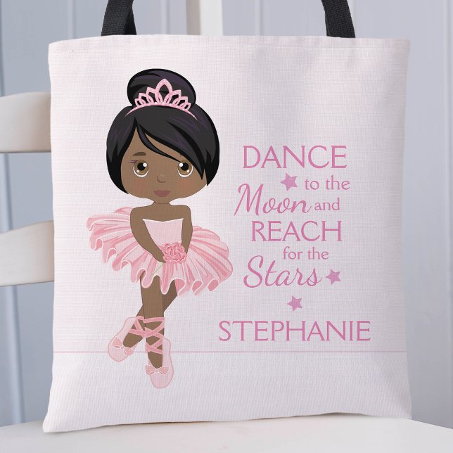 Black Ballerina Tote Bag (Creator Uploaded)