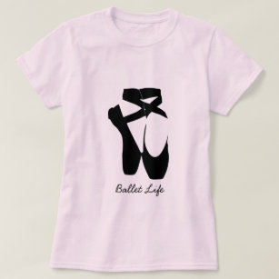 Black ballet  pointe shoes T-Shirt