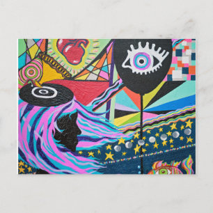 Black Balloon Postcard