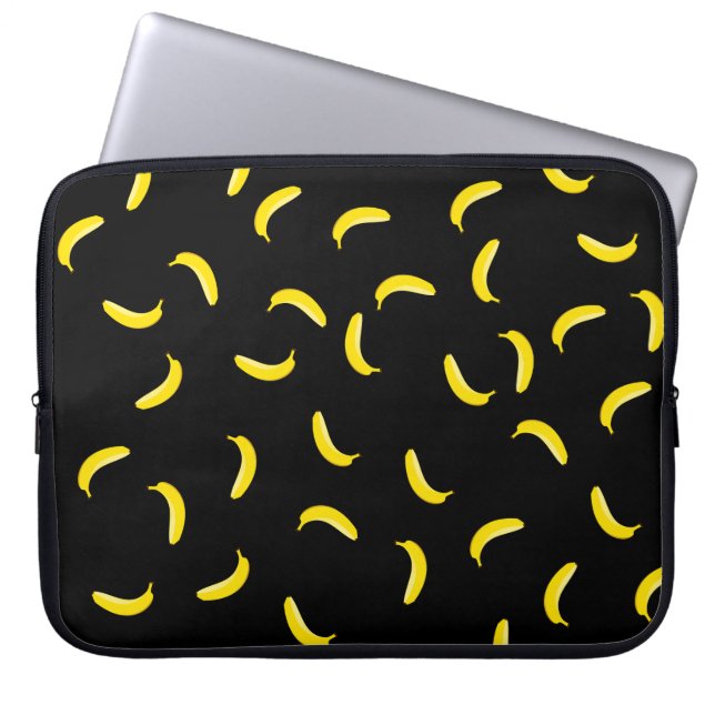 Black Banana Laptop Sleeve (Front)