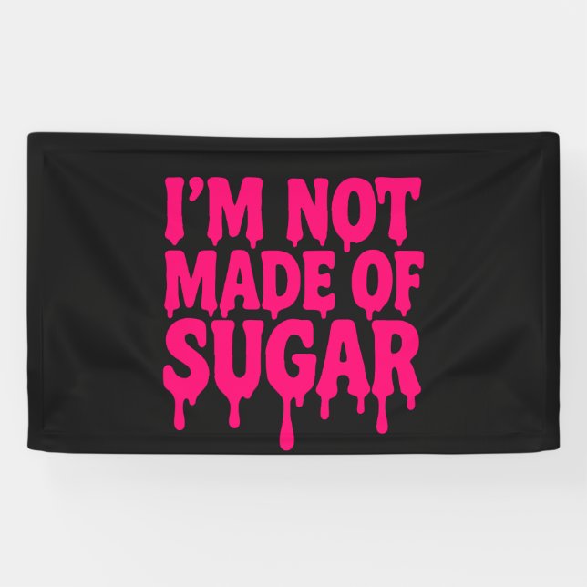 Black Banner with Neon Pink Quote – Customisable (Horizontal)