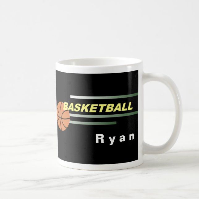 Black Basketball Mugs (Right)