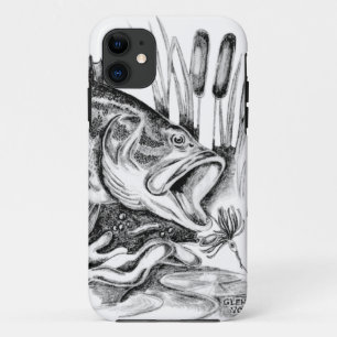 Black bass iPhone 11 case