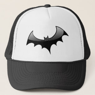 Black Bat Trucker Hat