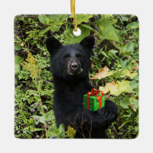 Black Bear Christmas Ornament