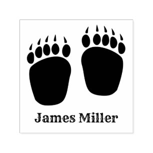 Black Bear Claws  Self-inking Stamp