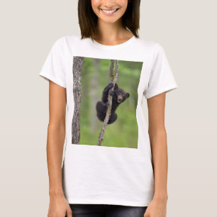 Black bear cub playing, Tennessee T-Shirt