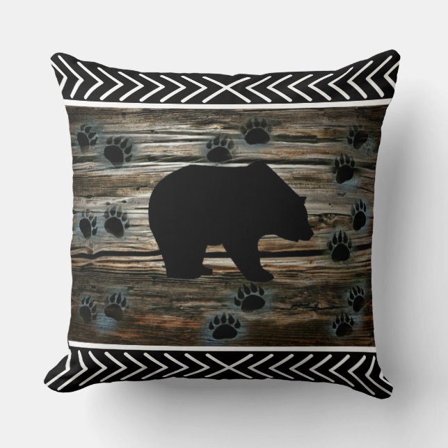 Black Bear Cushion (Front)