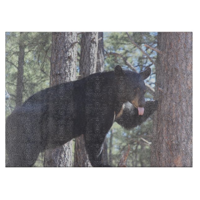Black Bear Cutting Board (Front)