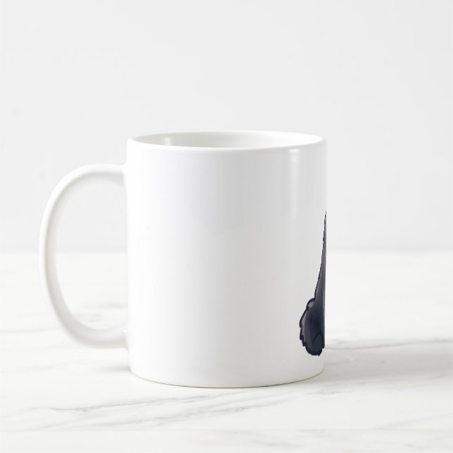 Black bear Delight � Cute Animal Art Coffee Mug (Left)