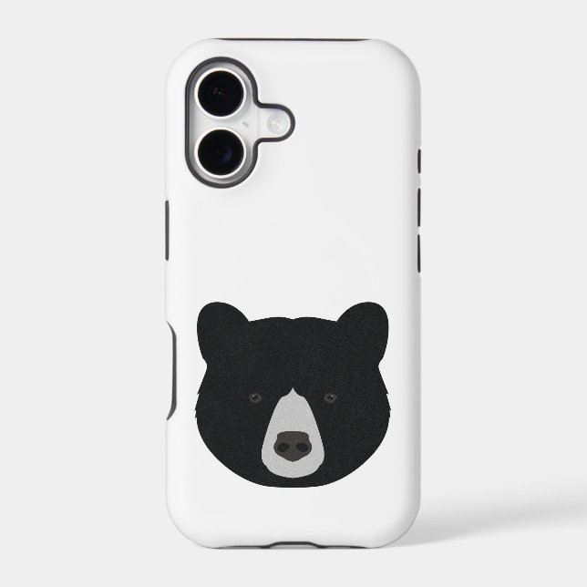 Black Bear Face (Back)