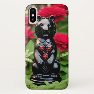 Black bear game player Case-Mate iPhone case