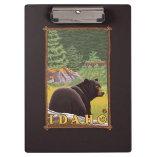 Black Bear in Forest - Idaho Clipboard