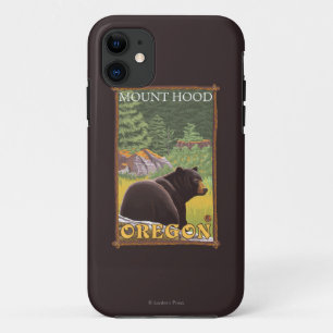 Black Bear in Forest - Mount Hood, Oregon Case-Mate iPhone Case
