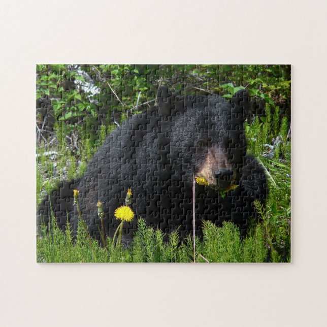 Black Bear Jigsaw Puzzle (Horizontal)